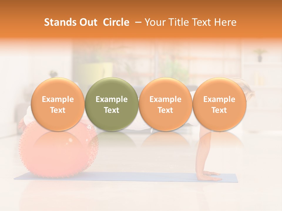 Recreation Mid Age Ball PowerPoint Template