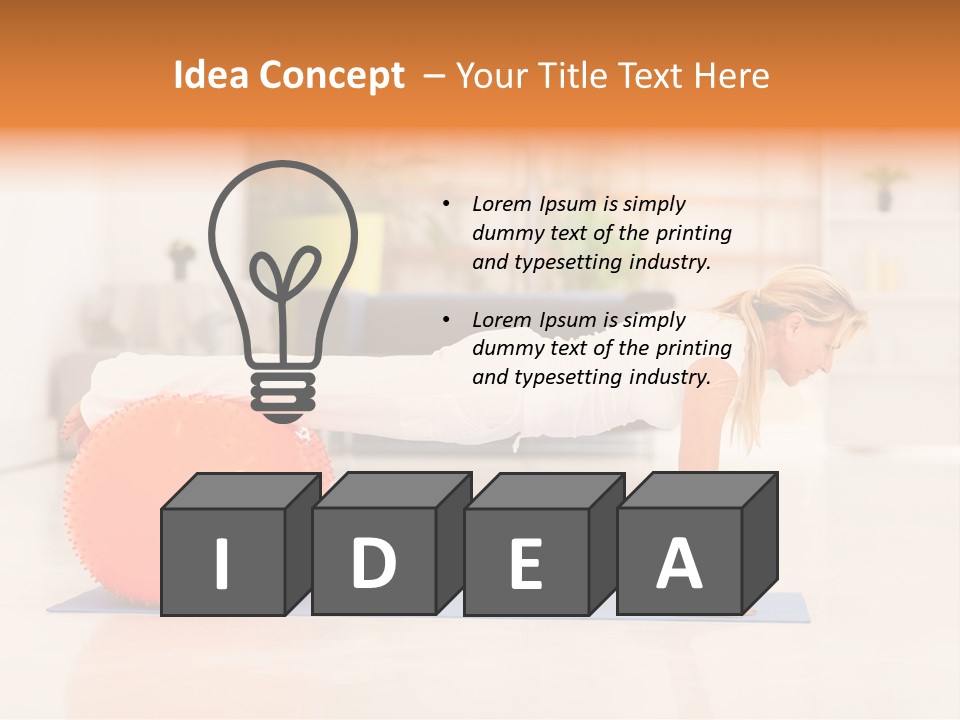 Recreation Mid Age Ball PowerPoint Template