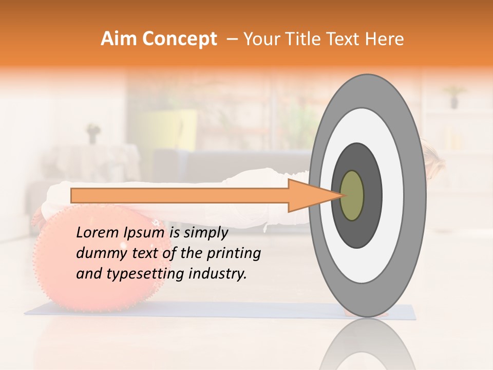 Recreation Mid Age Ball PowerPoint Template