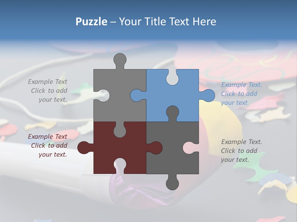 Carnival Venice Symbol PowerPoint Template