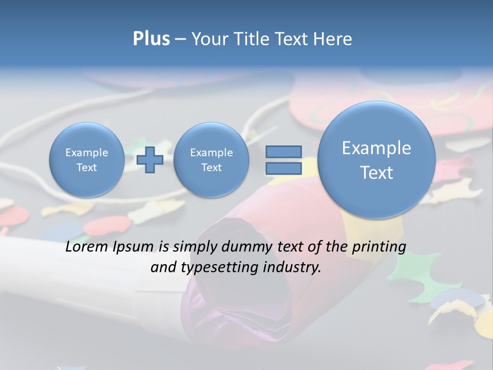 Carnival Venice Symbol PowerPoint Template