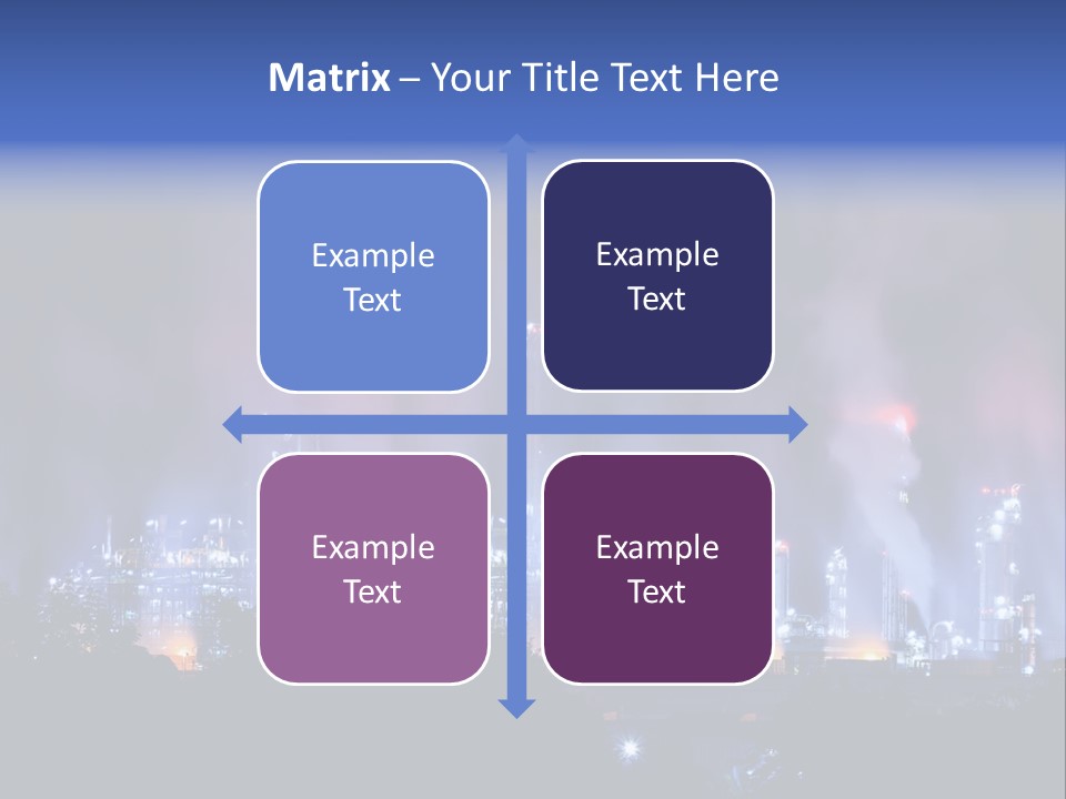 Equipment Smoke Blue PowerPoint Template