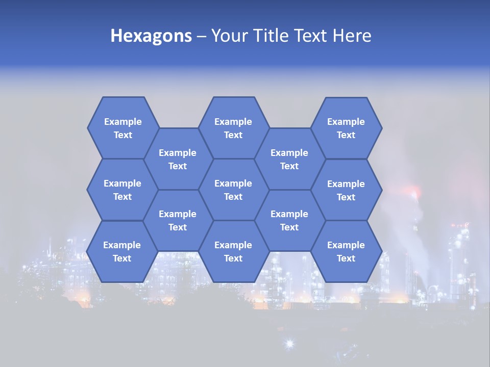 Equipment Smoke Blue PowerPoint Template