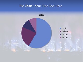 Equipment Smoke Blue PowerPoint Template