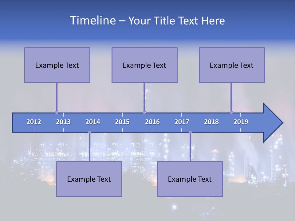 Equipment Smoke Blue PowerPoint Template