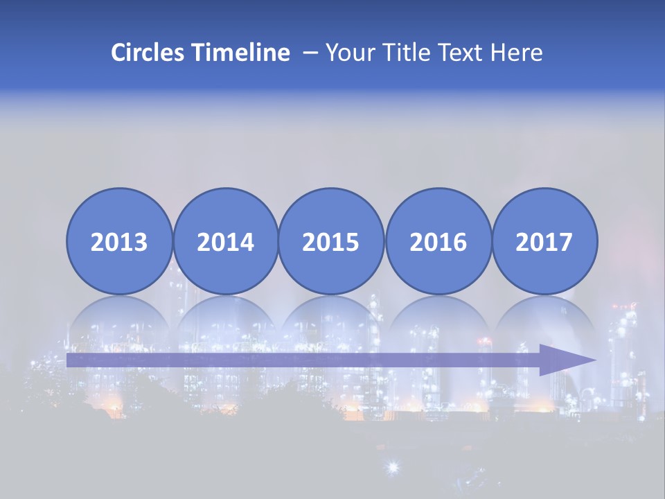 Equipment Smoke Blue PowerPoint Template