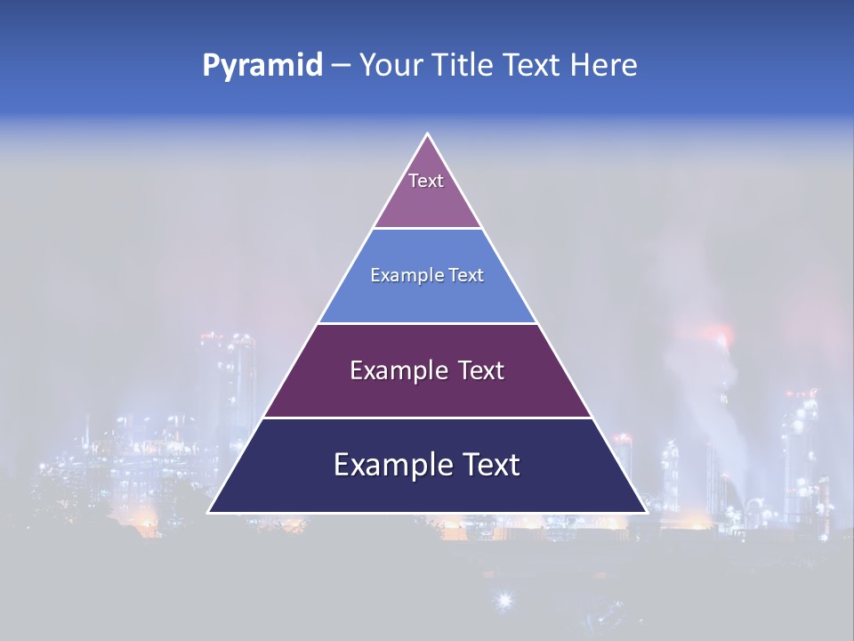 Equipment Smoke Blue PowerPoint Template