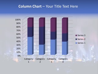 Equipment Smoke Blue PowerPoint Template