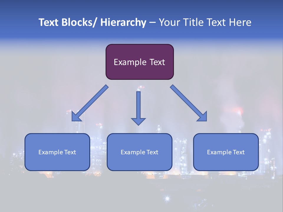 Equipment Smoke Blue PowerPoint Template
