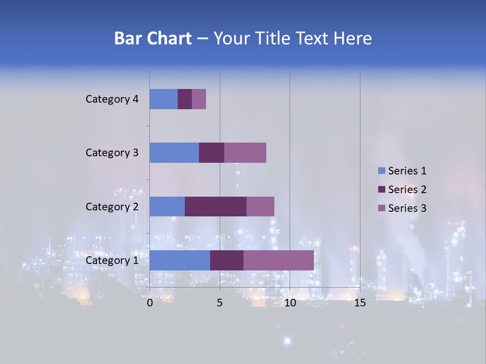 Equipment Smoke Blue PowerPoint Template