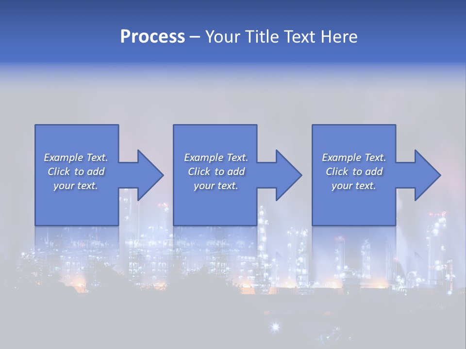 Equipment Smoke Blue PowerPoint Template