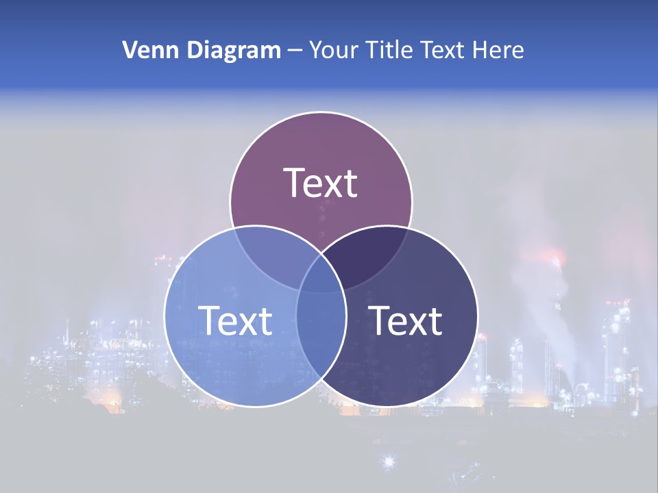 Equipment Smoke Blue PowerPoint Template