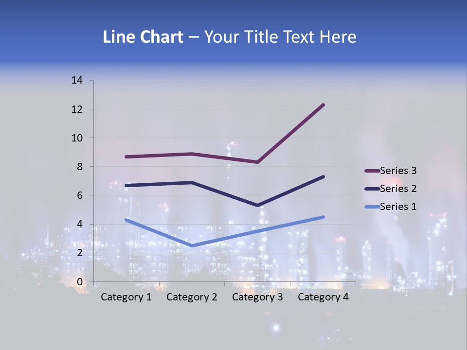 Equipment Smoke Blue PowerPoint Template