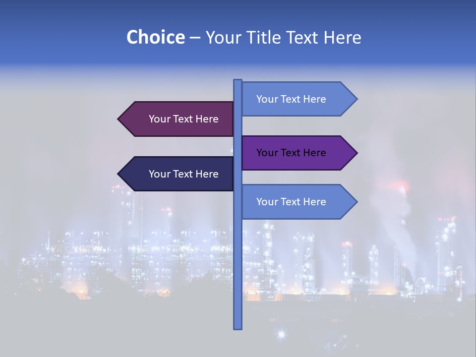 Equipment Smoke Blue PowerPoint Template