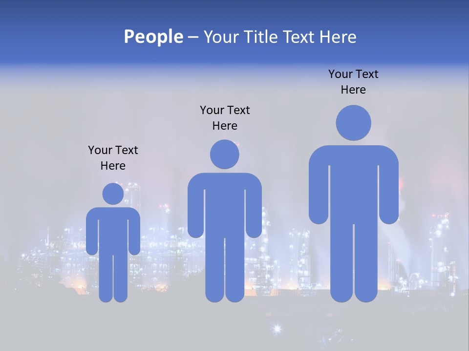 Equipment Smoke Blue PowerPoint Template