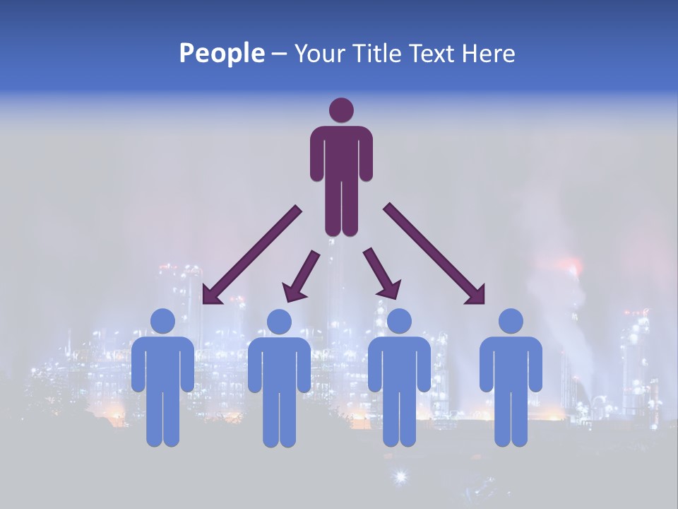 Equipment Smoke Blue PowerPoint Template