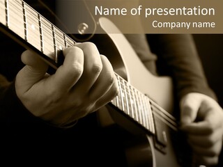 Music Band Sound PowerPoint Template