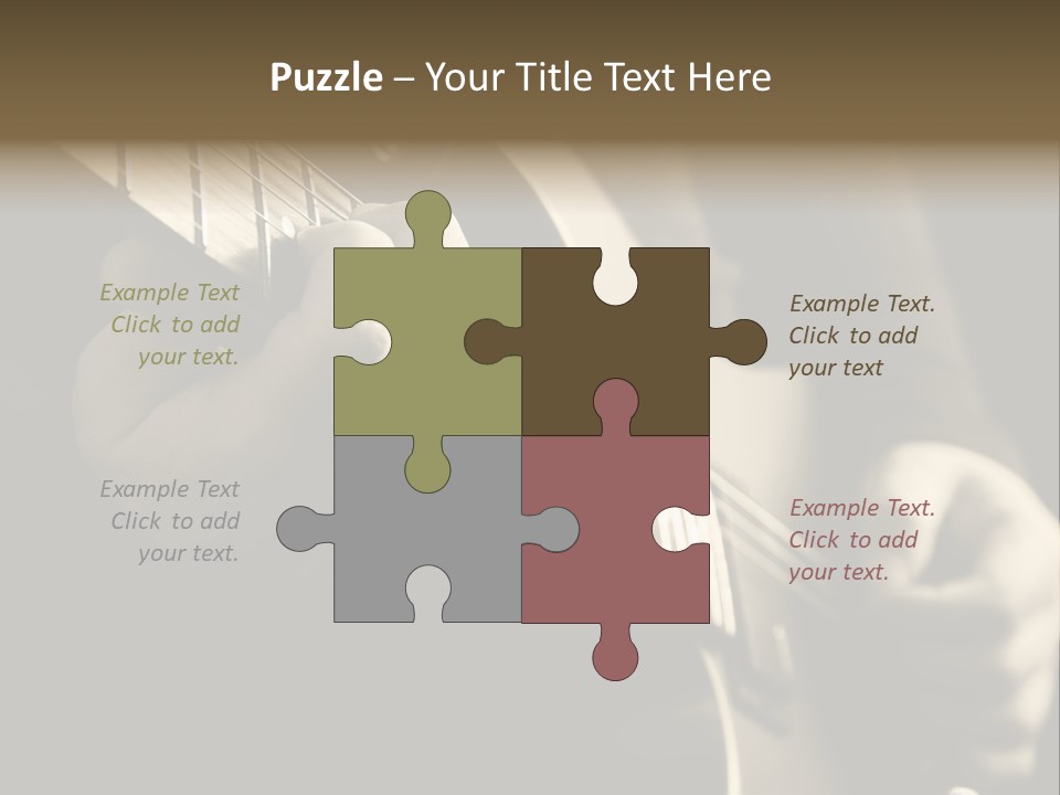 Music Band Sound PowerPoint Template