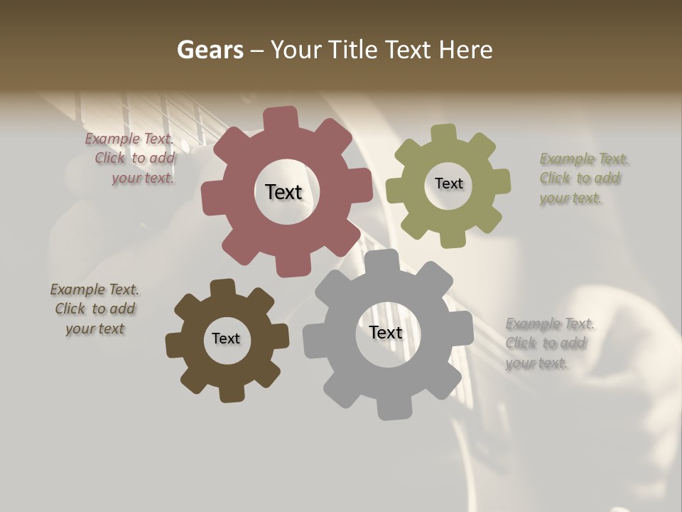 Music Band Sound PowerPoint Template