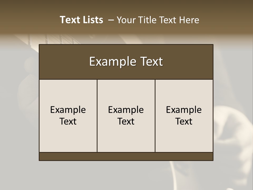 Music Band Sound PowerPoint Template