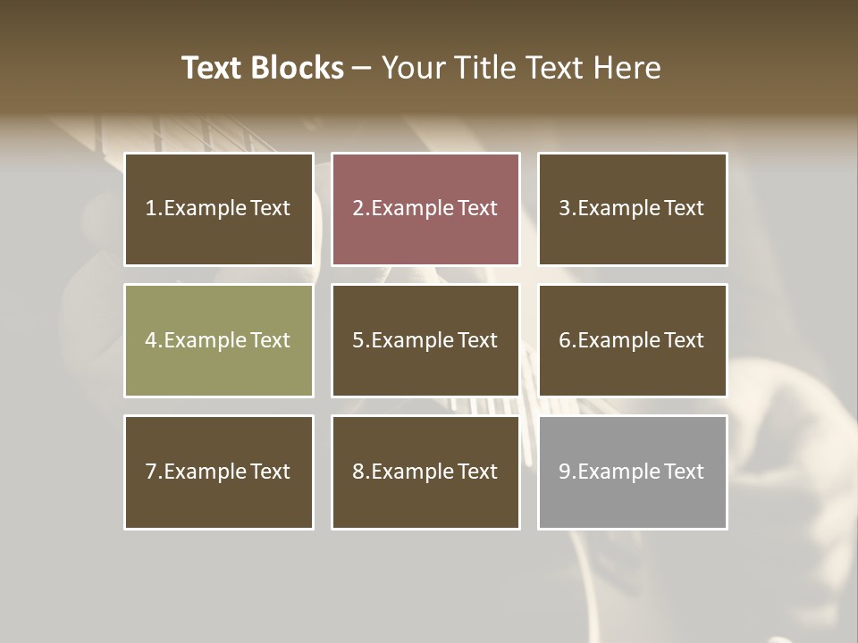 Music Band Sound PowerPoint Template