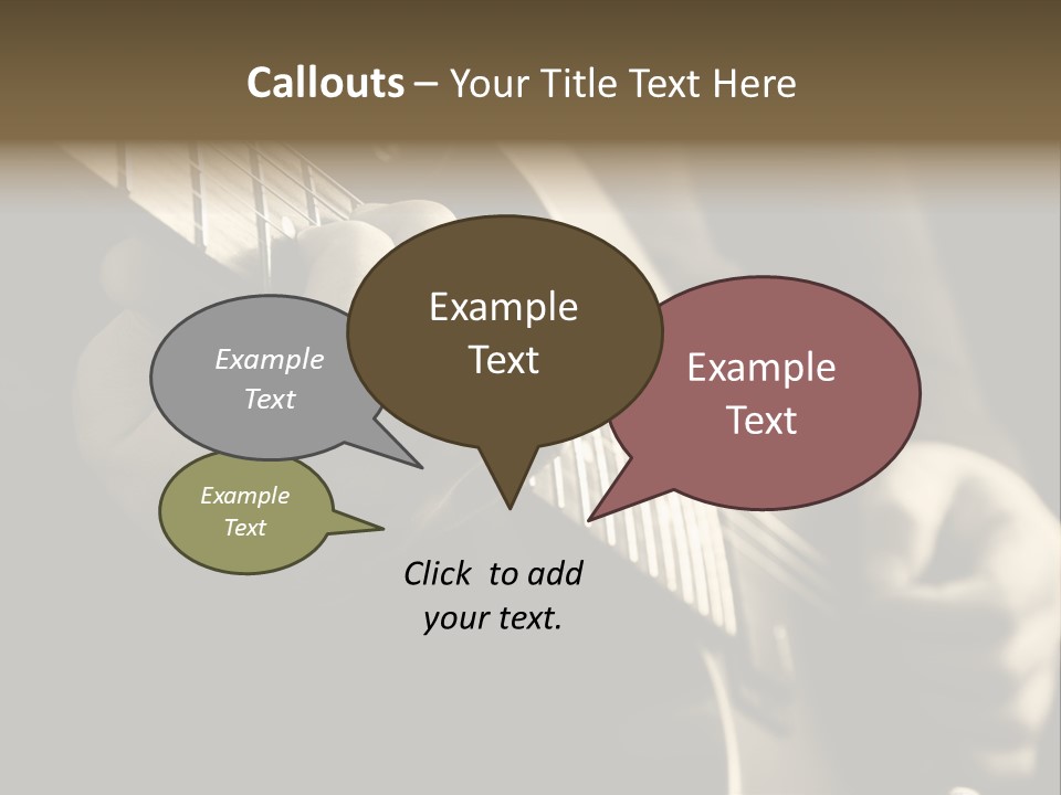Music Band Sound PowerPoint Template