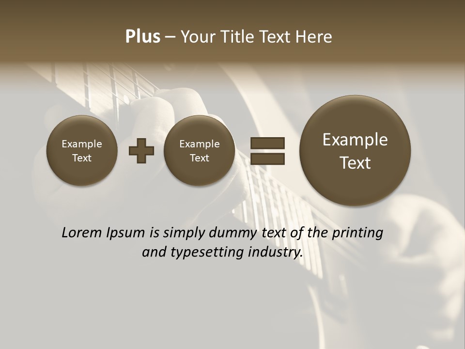 Music Band Sound PowerPoint Template