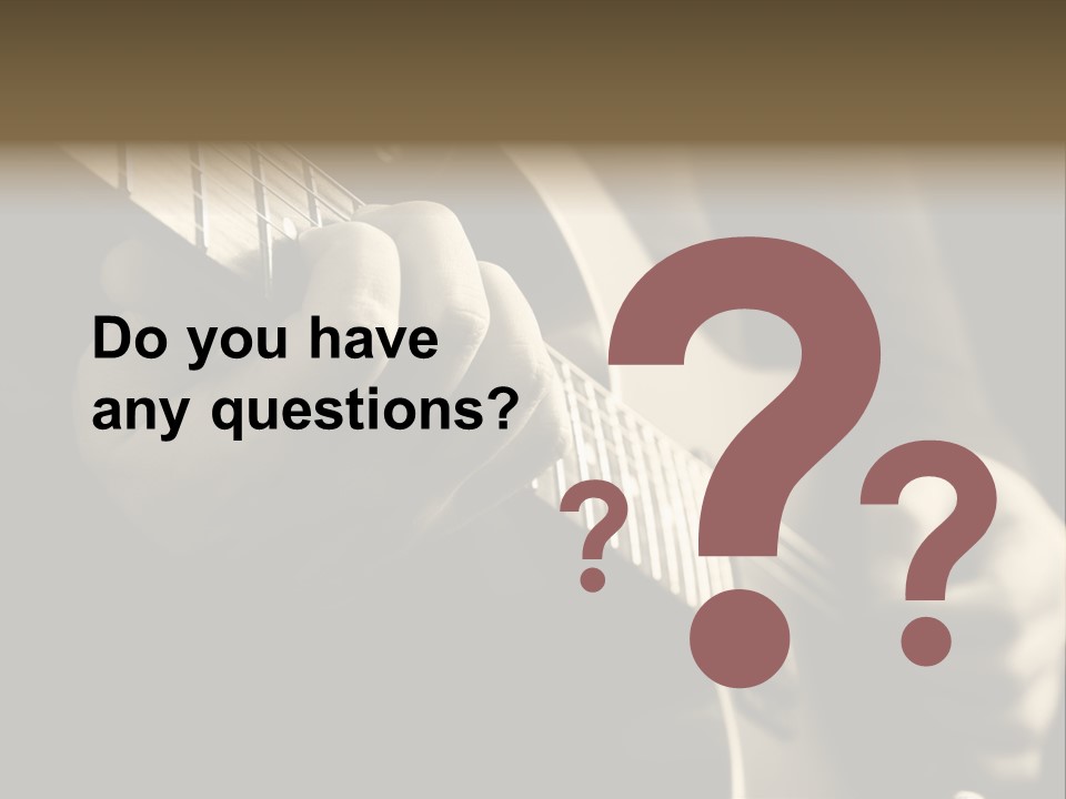 Music Band Sound PowerPoint Template