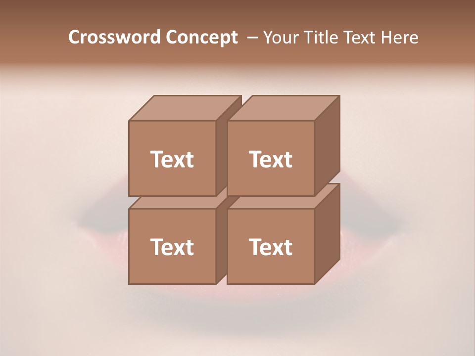 People Attractive Lipgloss PowerPoint Template