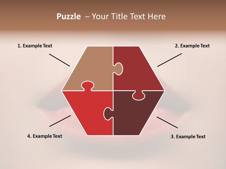 People Attractive Lipgloss PowerPoint Template