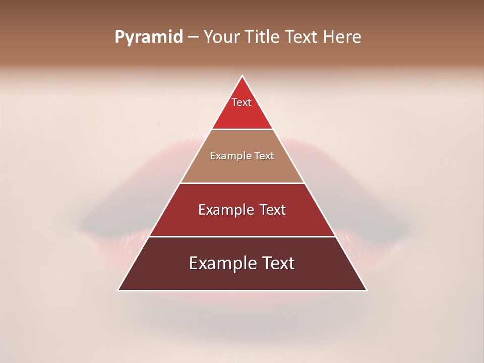 People Attractive Lipgloss PowerPoint Template