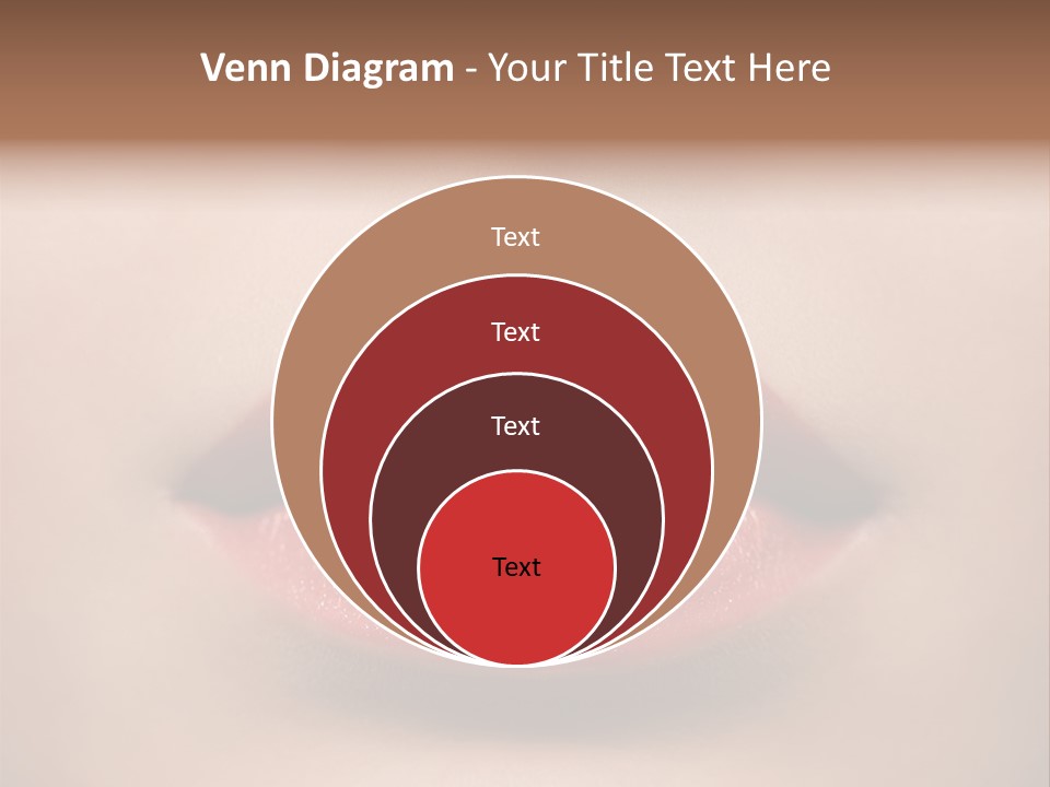 People Attractive Lipgloss PowerPoint Template