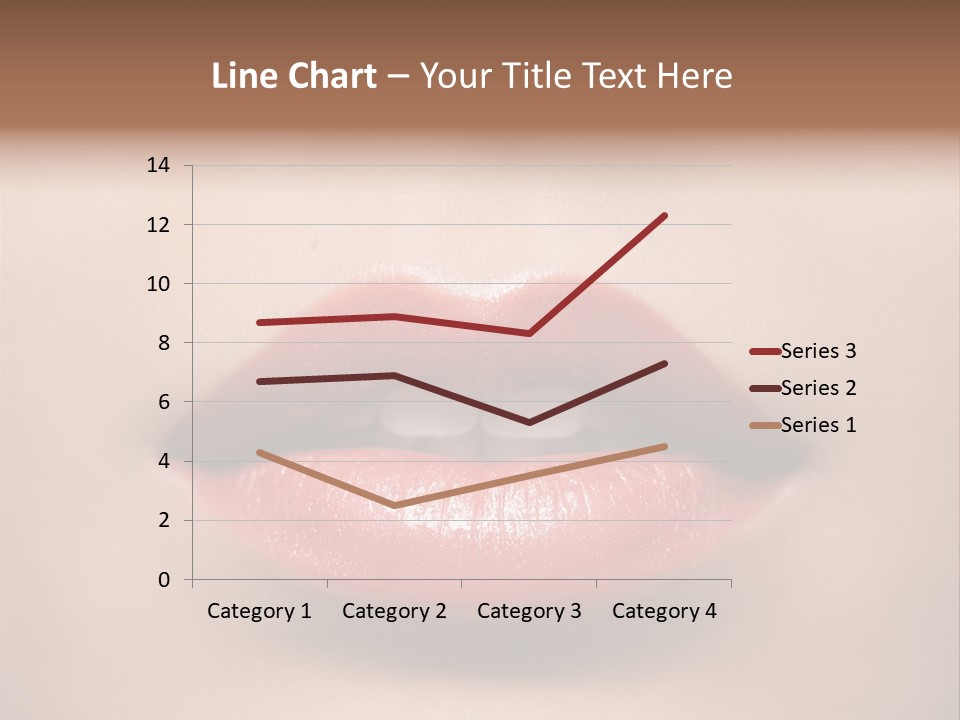 People Attractive Lipgloss PowerPoint Template
