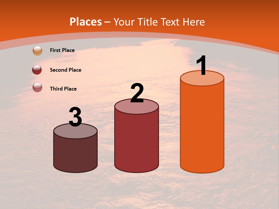 A River With A Sunset In The Background PowerPoint Template