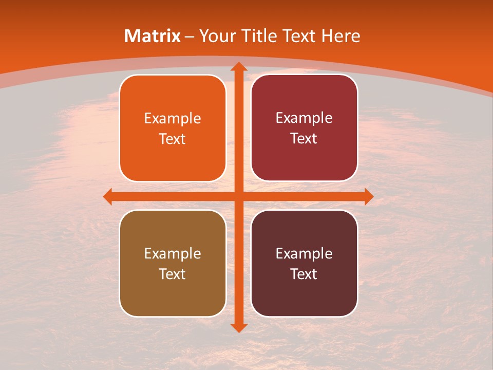 A River With A Sunset In The Background PowerPoint Template