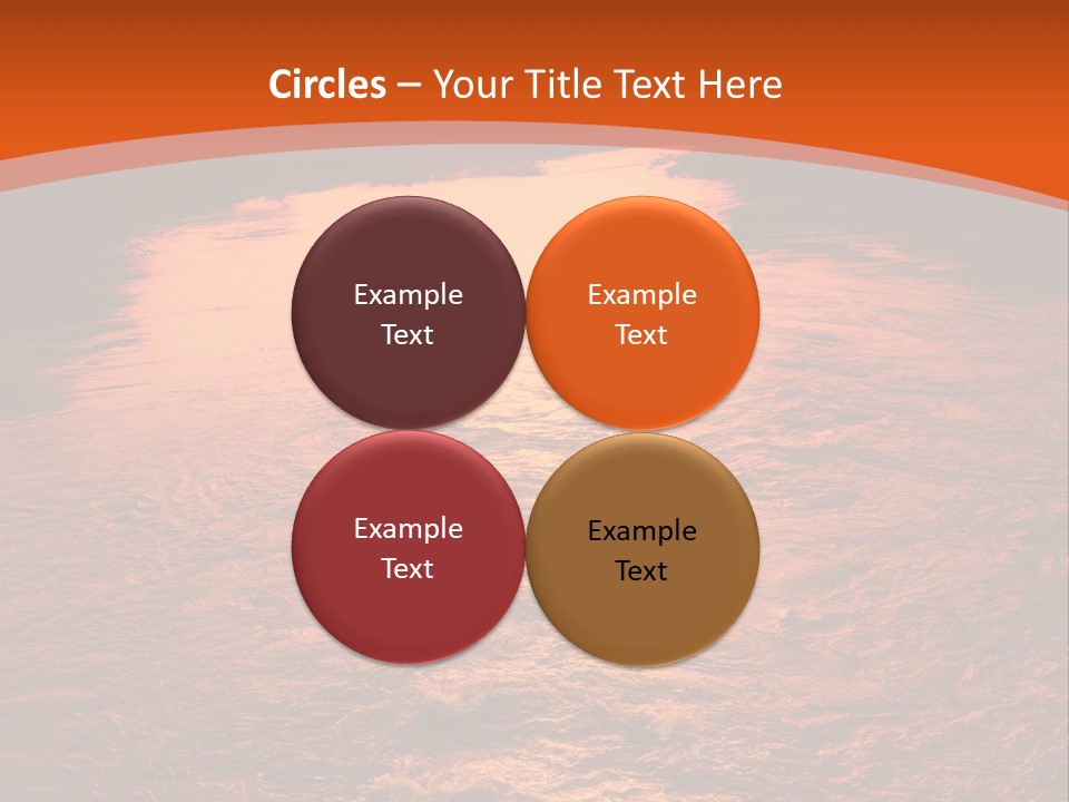 A River With A Sunset In The Background PowerPoint Template