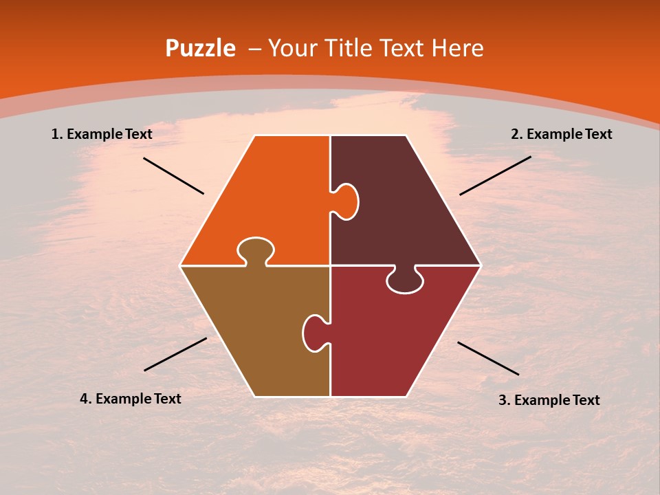 A River With A Sunset In The Background PowerPoint Template