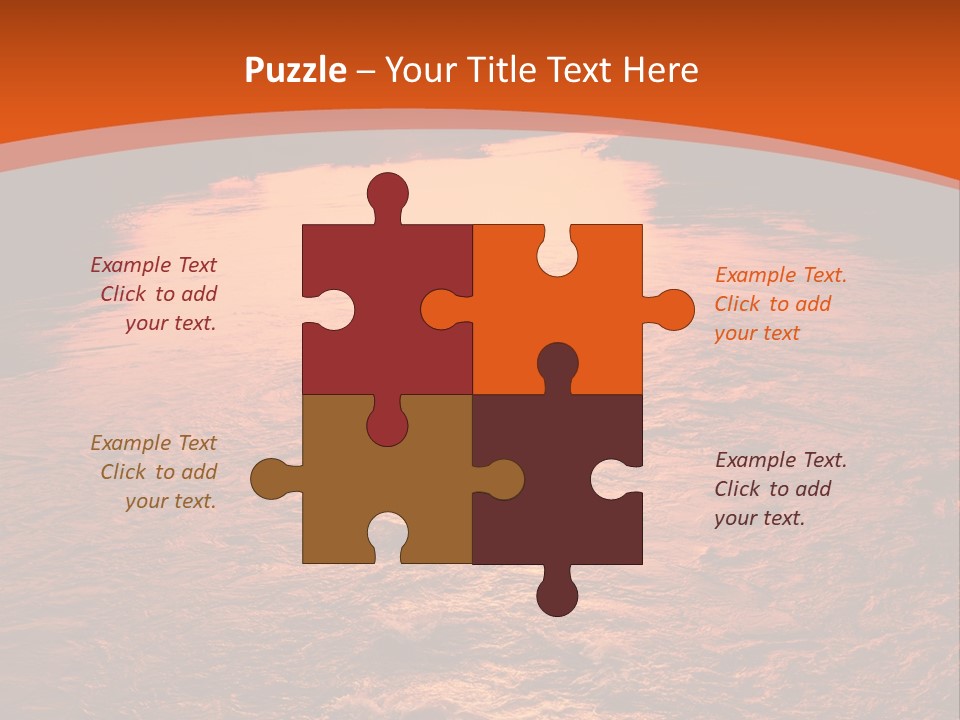 A River With A Sunset In The Background PowerPoint Template