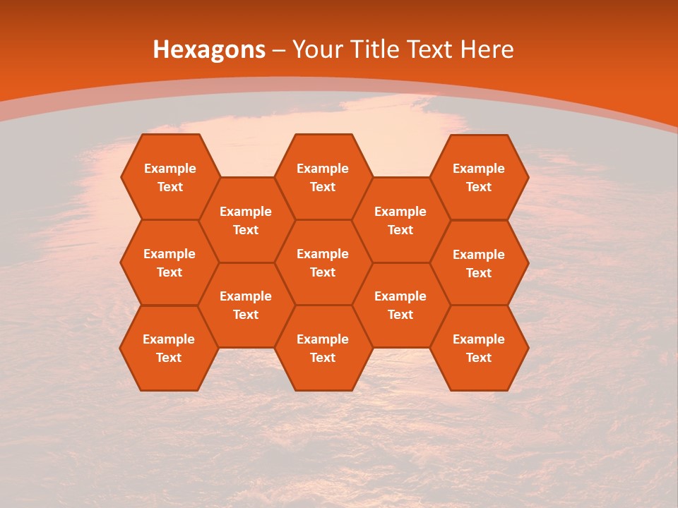 A River With A Sunset In The Background PowerPoint Template