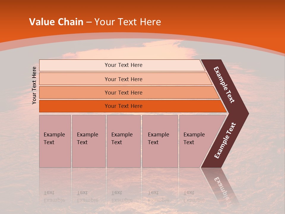 A River With A Sunset In The Background PowerPoint Template