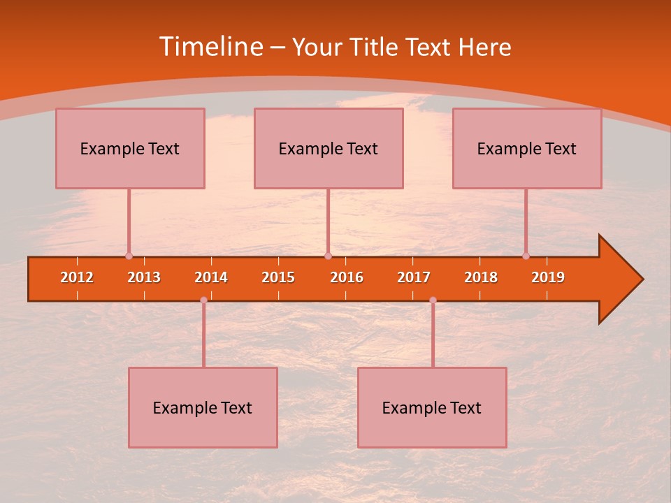 A River With A Sunset In The Background PowerPoint Template