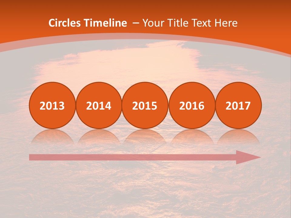 A River With A Sunset In The Background PowerPoint Template