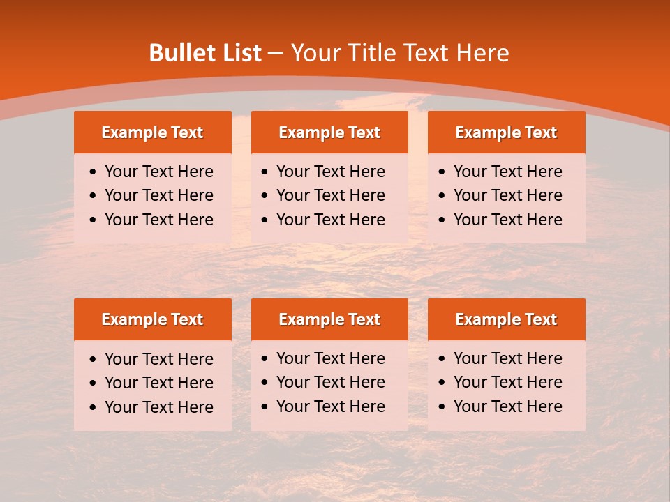 A River With A Sunset In The Background PowerPoint Template