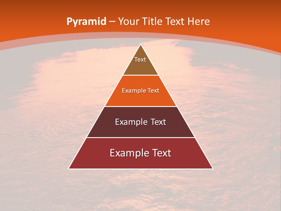 A River With A Sunset In The Background PowerPoint Template