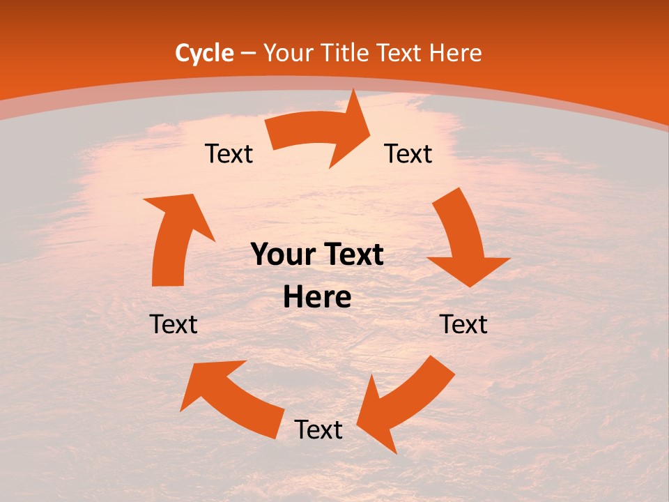 A River With A Sunset In The Background PowerPoint Template