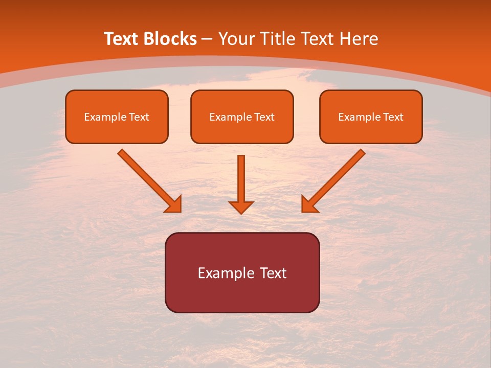 A River With A Sunset In The Background PowerPoint Template