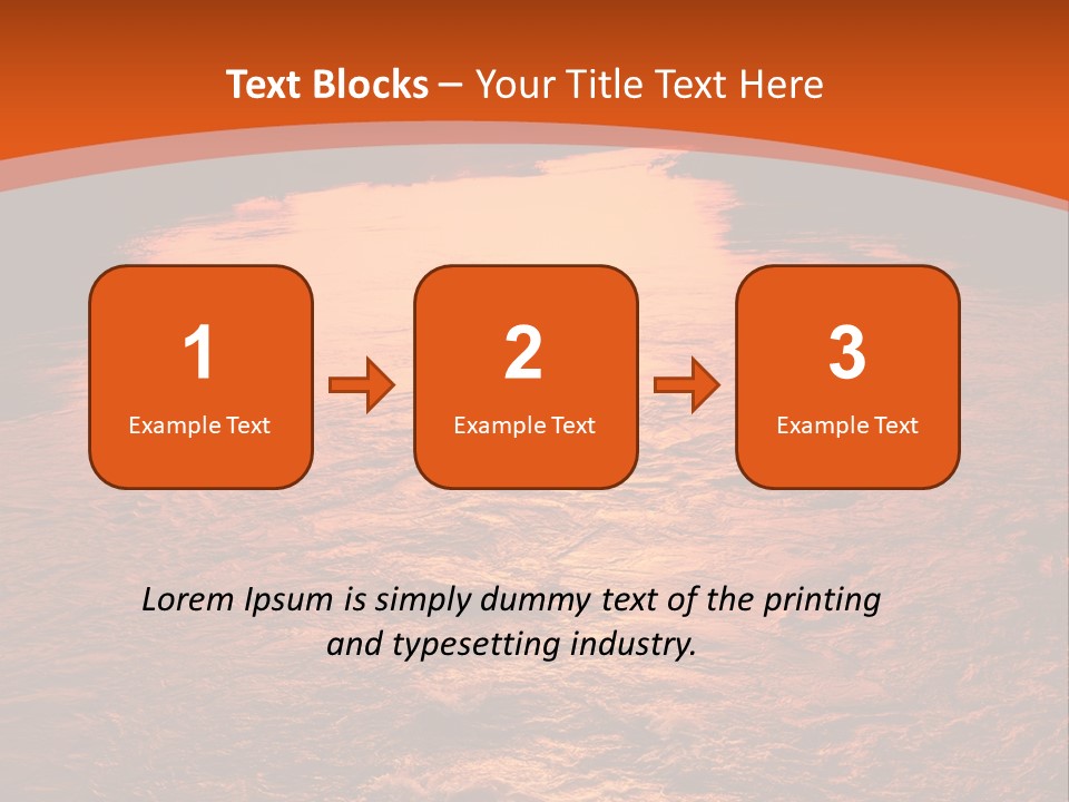 A River With A Sunset In The Background PowerPoint Template