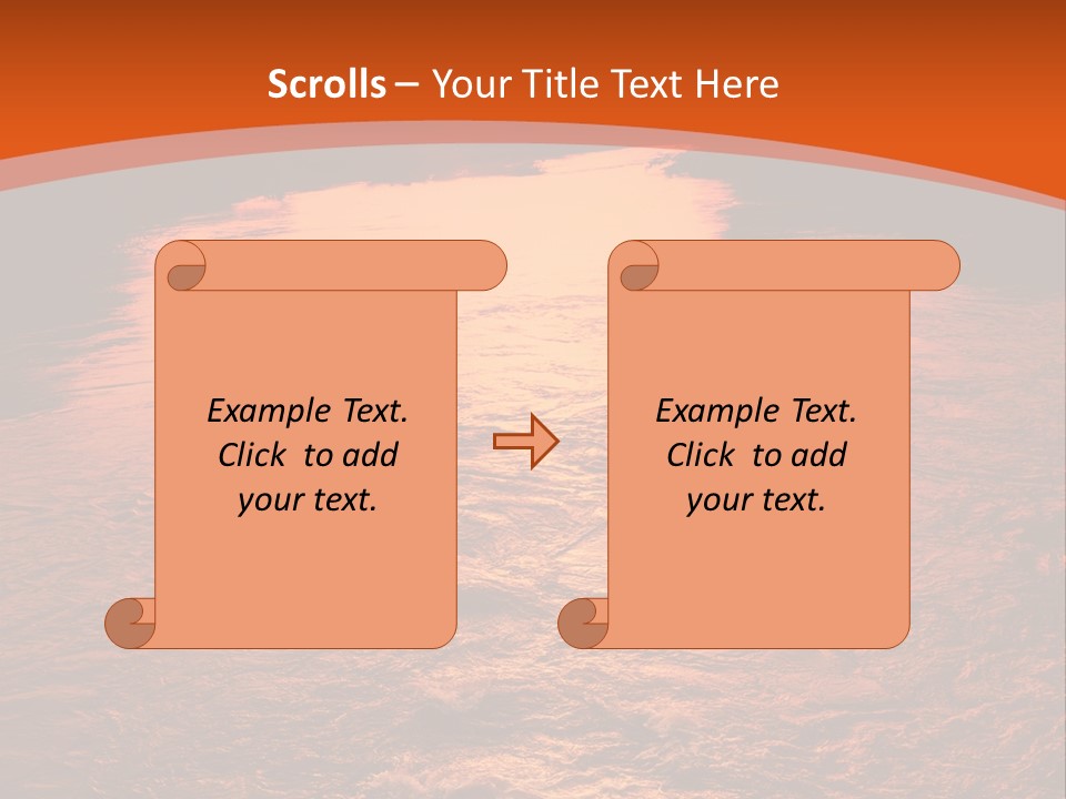 A River With A Sunset In The Background PowerPoint Template
