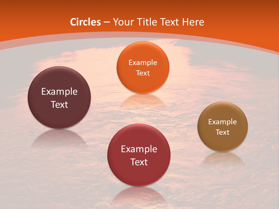 A River With A Sunset In The Background PowerPoint Template