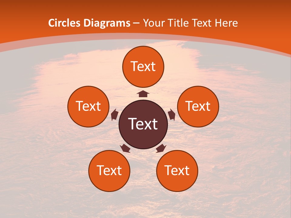 A River With A Sunset In The Background PowerPoint Template